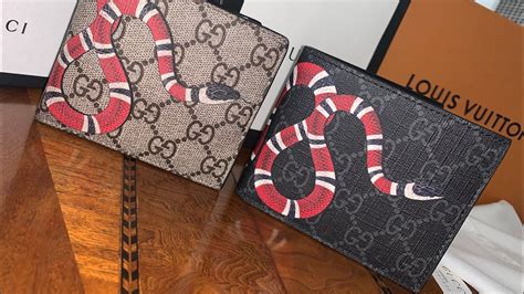 gucci gg snake wallet|Gucci wallet snake original.